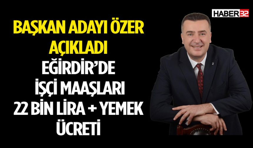 Başkan Adayı Mustafa Özer'den Çarpıcı Seçim Vaadi