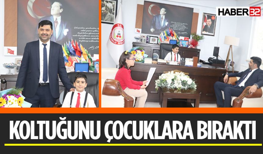 Uluborlu'da Çocuklar 1 Günlüğüne Belediye Başkanı Oldu