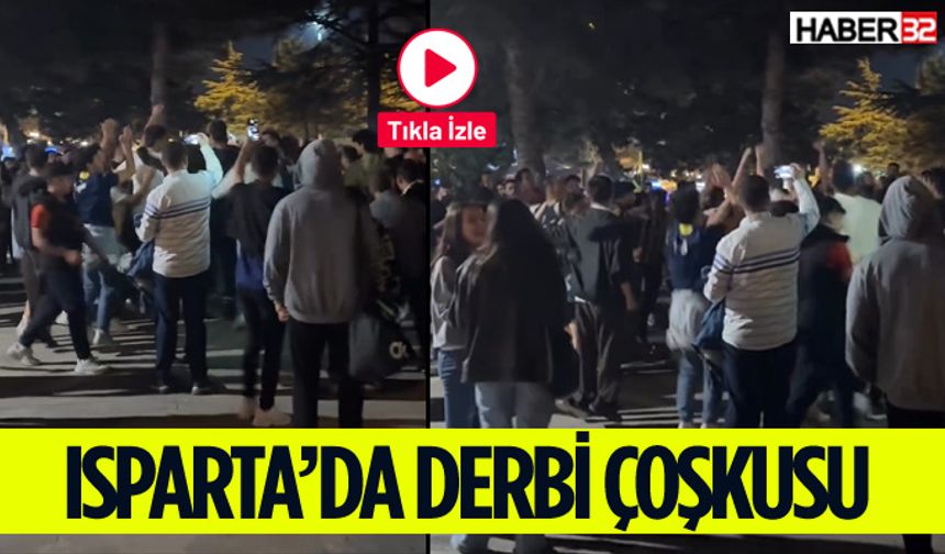 Isparta'da Fenerbahçe Galibiyeti Kutlanıyor