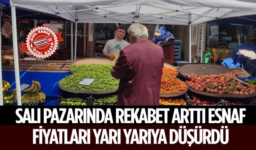 Isparta'da Rekabet Sayesinde Meyve Fiyatları Düştü, Pazar Canlandı