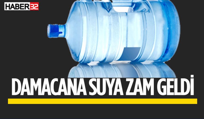 19 Litrelik Damacana Suyun Fiyatı Yüzde 15 Arttı