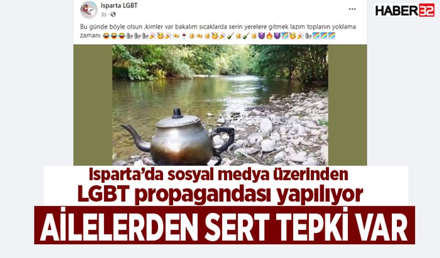 Isparta’da sosyal medya üzerinden LGBT propagandası yapılıyor