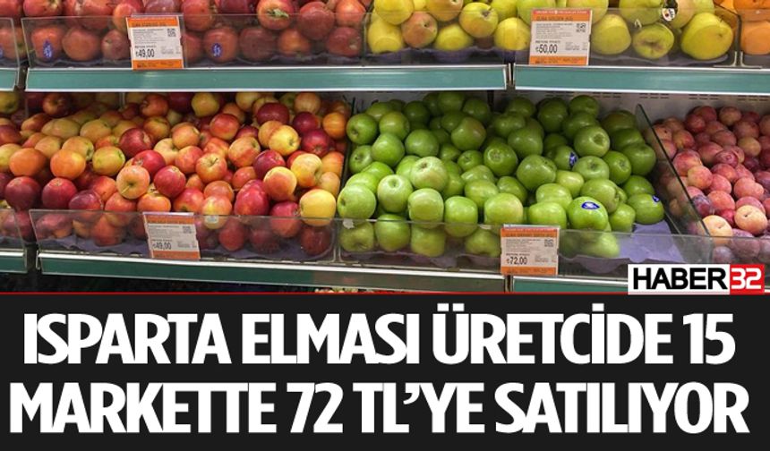 Ispartalı Çiftçi Sattığı Elmanın Marketteki Fiyatını Görünce Şaştı Kaldı