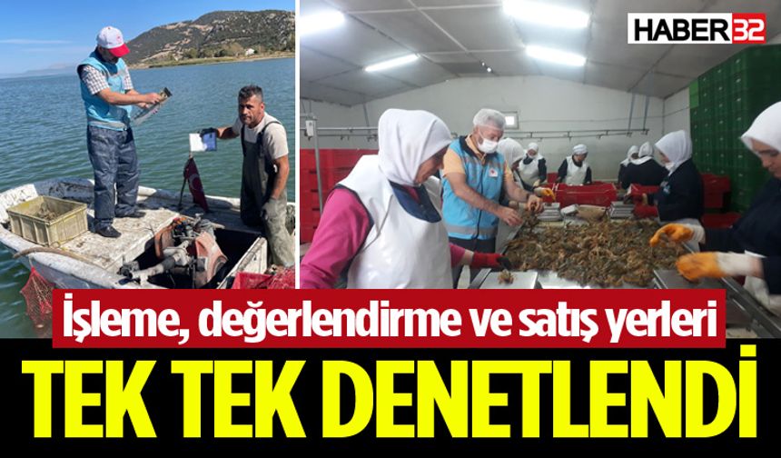 Isparta'da Eş Zamanlı Su Ürünleri Denetimi