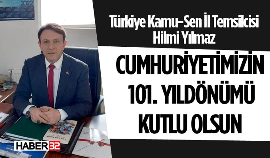 Hilmi Yılmaz, Kutlama Mesajı Yayınladı