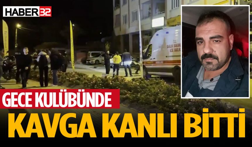 Gece kulübünde kavga kanlı bitti