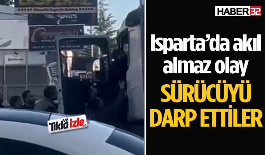 Park kavgasında sürücüyü darp ettiler