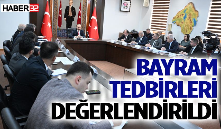 Isparta’da Bayram Tedbirleri Toplantısı Yapıldı