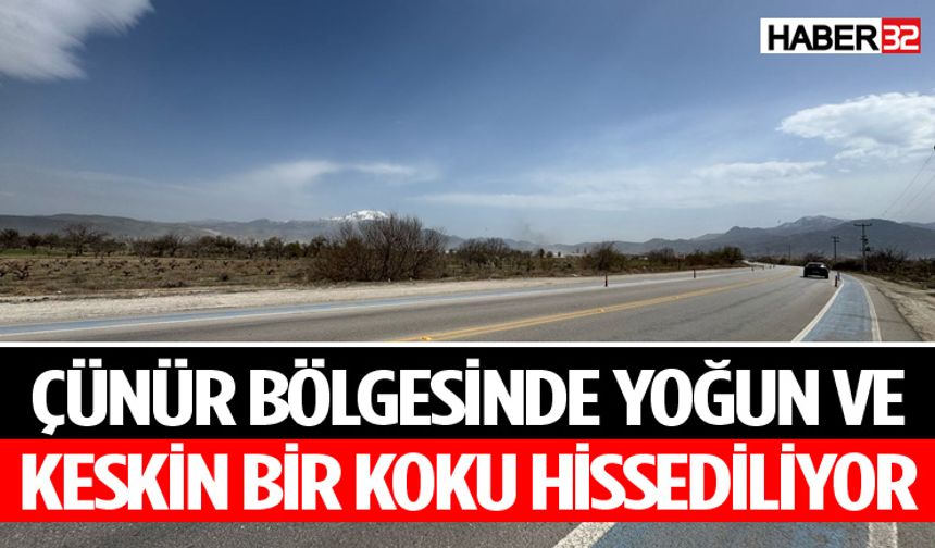 Çünür Bölgesinde Keskin Koku Merak Uyandırdı