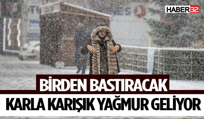 Meteoroloji’den 26 İl İçin Sarı Kodlu Uyarı Kar Geliyor