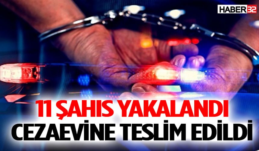 Isparta Emniyetinden Suçlulara Geçit Yok: 11 Şahıs Yakalandı
