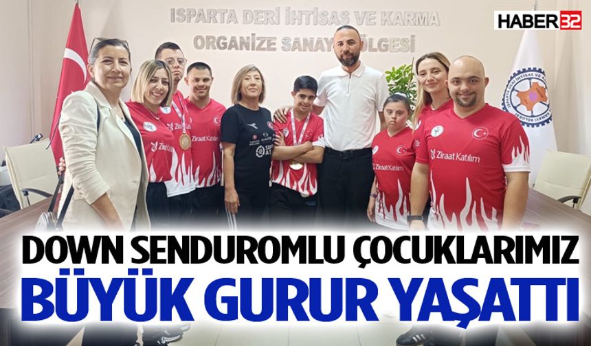 Down Sendromlu Çocuklarımızdan Isparta’ya Madalya Yağmuru!