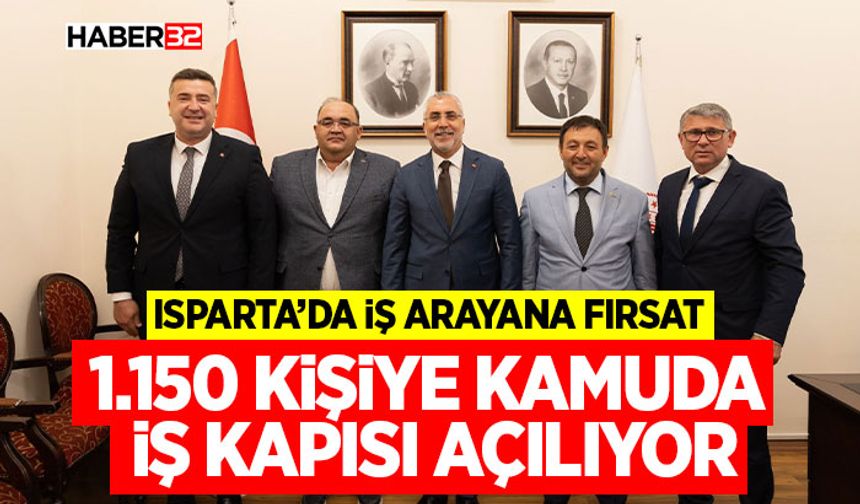 1.150 Kişiye Kamuda İş Kapısı Açılıyor
