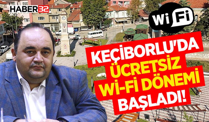 Keçiborlu'da Ücretsiz Wi-Fi Dönemi Başladı!
