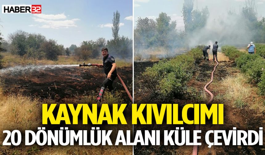 Kaynak Kıvılcımı Yangın Çıkardı