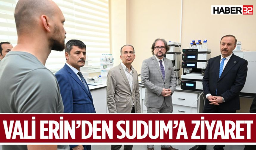 Vali Erin’den SUDUM’a ziyaret