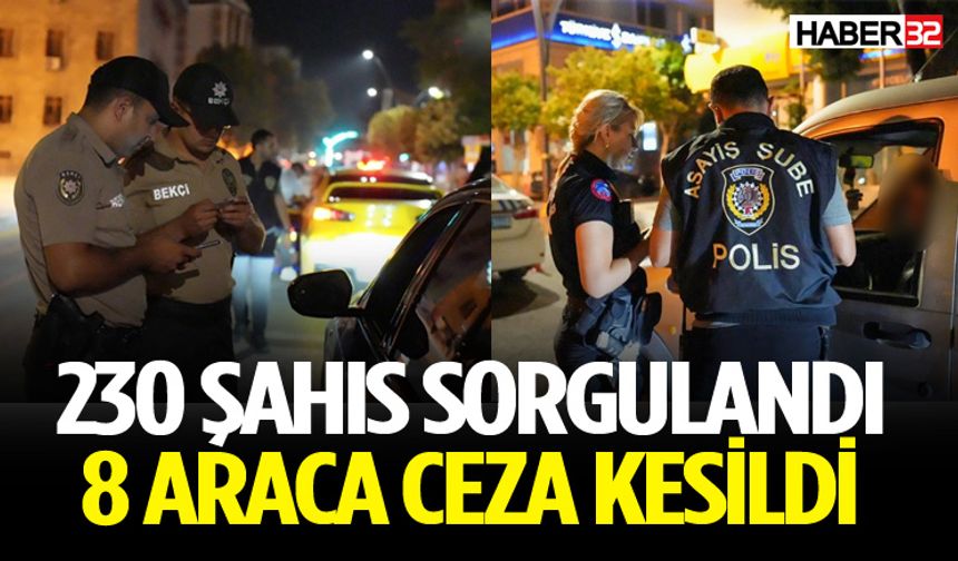Isparta'da Asayiş Uygulamaları Devam Ediyor