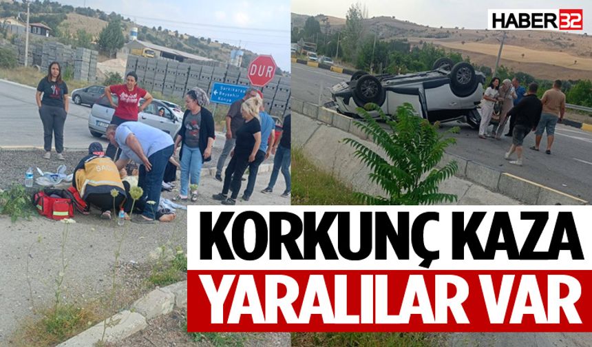 Isparta’da korkunç kaza: Yaralılar var