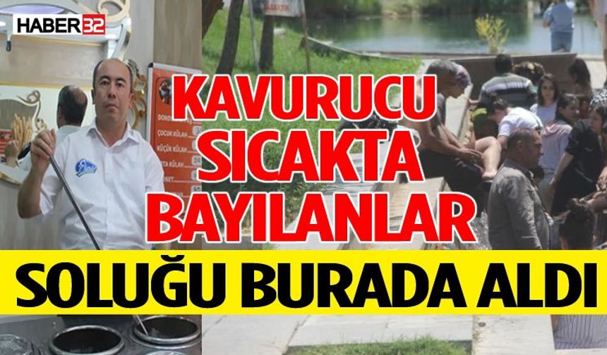 Kavurucu Sıcakta Bayılanlar Soluğu Burada Aldılar