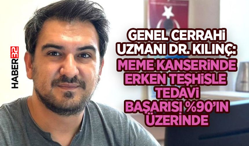 Genel Cerrahi Uzmanı Dr. Kılınç: Meme Kanserinde Erken Teşhisle Tedavi Başarısı %90’ın Üzerinde