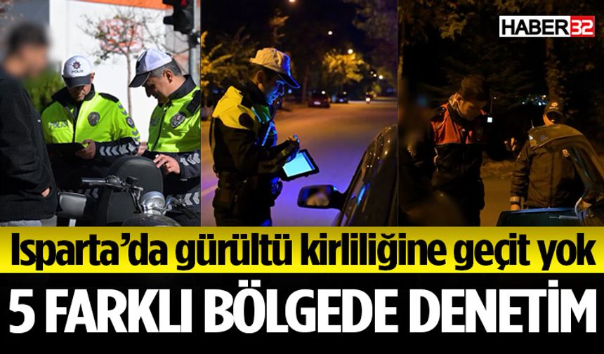 Abartı Egzoza Geçit Yok! Emniyet Denetimleri Sıklaştırdı