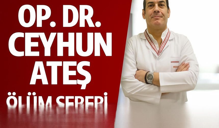 Op. Dr. Ceyhun Ateş Ölüm Sebebi Nedir, Neden Öldü?