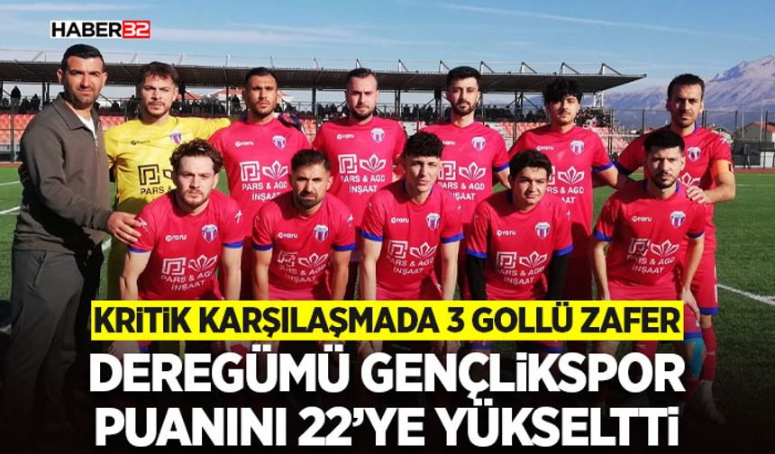 Deregümü Gençlikspor Puanını 22’ye Yükseltti!