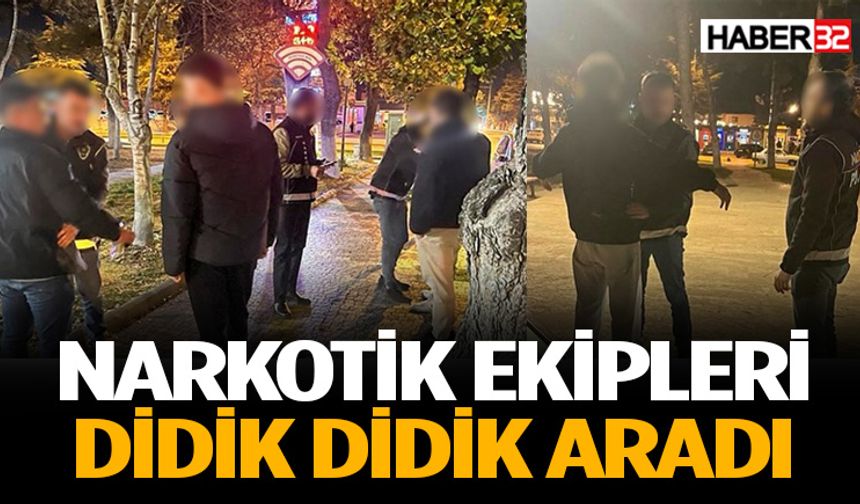 Türkoloji Parkı Çevresinde Narkoalan Uygulaması