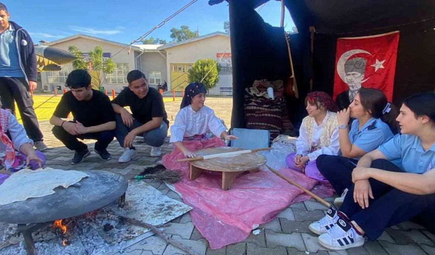 Aksu’da ders zili Yörük Çadırında çaldı