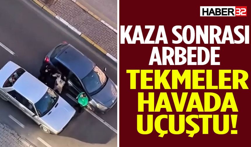 Kaza Sonrası Arbede Yaşandı!