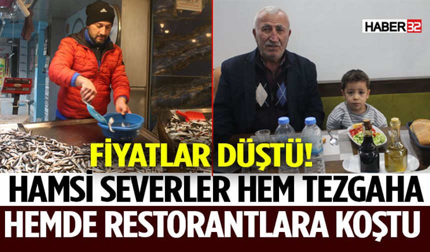 Hamsi Severler Hem Tezgaha Hemde Restorantlara Koştu!