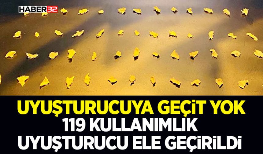 119 Kullanımlık Uy*ştur*cu Ele Geçirildi