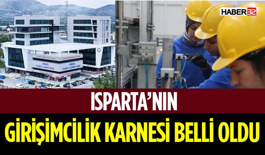 Isparta’nın Girişimcilik Karnesi Belli Oldu