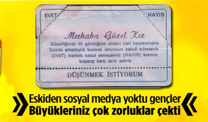 Eskilerin Flört Kartları Gündem Oldu!