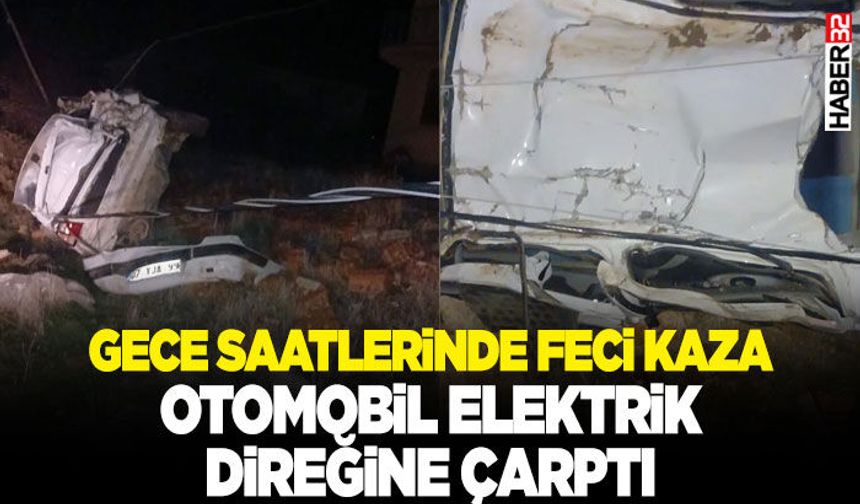 Gece Saatlerinde Feci Kaza