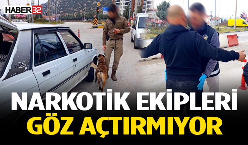 Sav Uygulama Noktasında Narkotik Denetimi