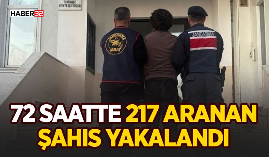 Antalya’da 72 saatte 217 aranan şahıs yakalandı