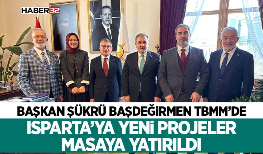 Isparta’ya Yeni Projeler Masaya Yatırıldı