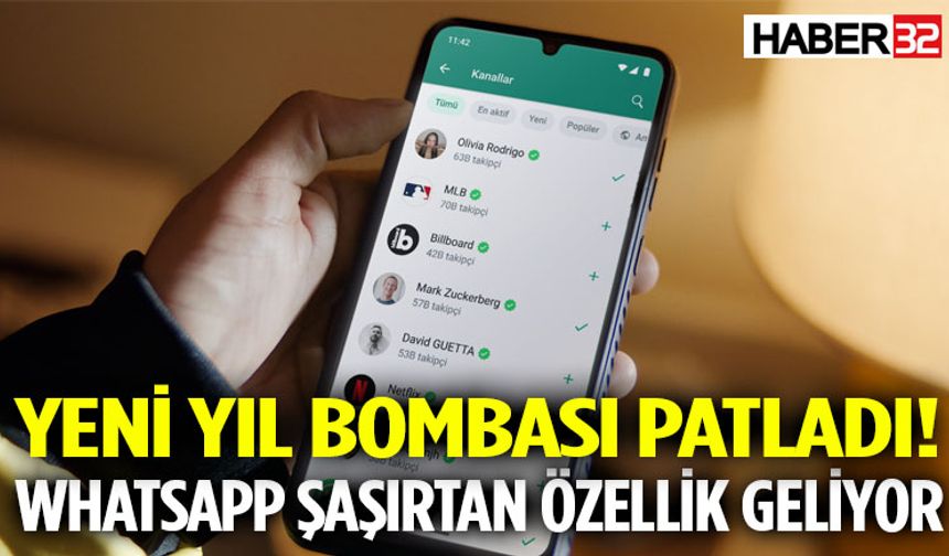 Whatsapp Şaşırtan Özellik Geliyor Yeni Yıl Bombası Patladı!
