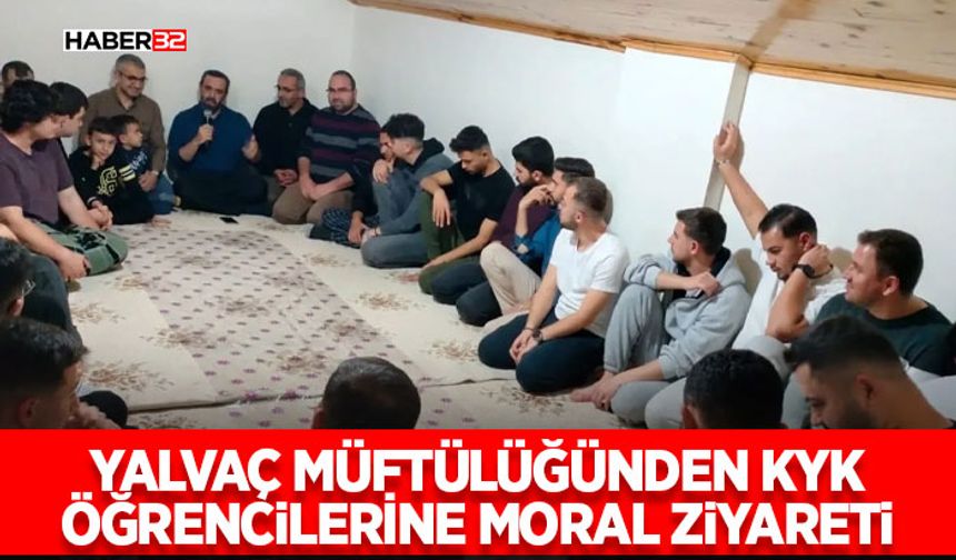 Yalvaç Müftülüğünden KYK Öğrencilerine Moral Ziyareti