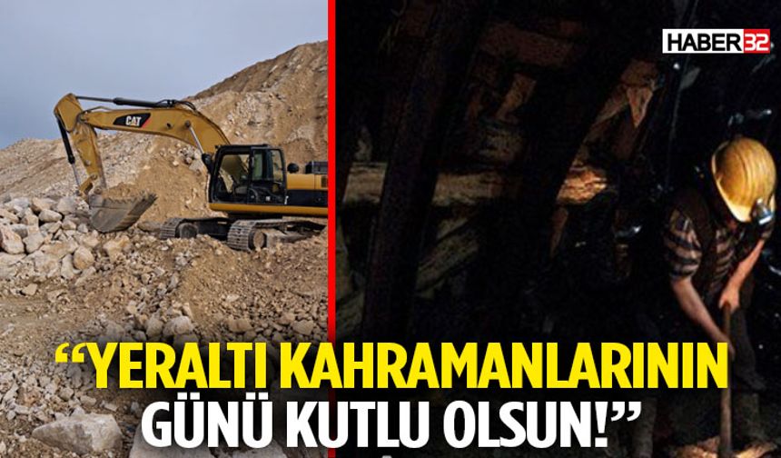 MADENCİLER GÜNÜ'NDE ISPARTA’DAN ANLAMLI MESAJ