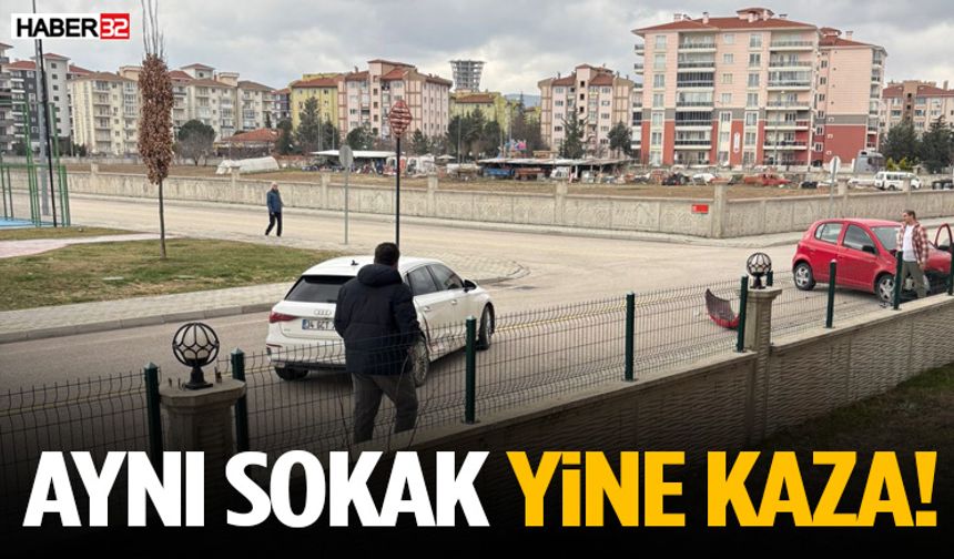 Çünür 5467 Sokak’ta Yine Kaza Oldu!