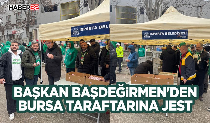 Başkan Başdeğirmen’den Bursa Taraftarına Jest