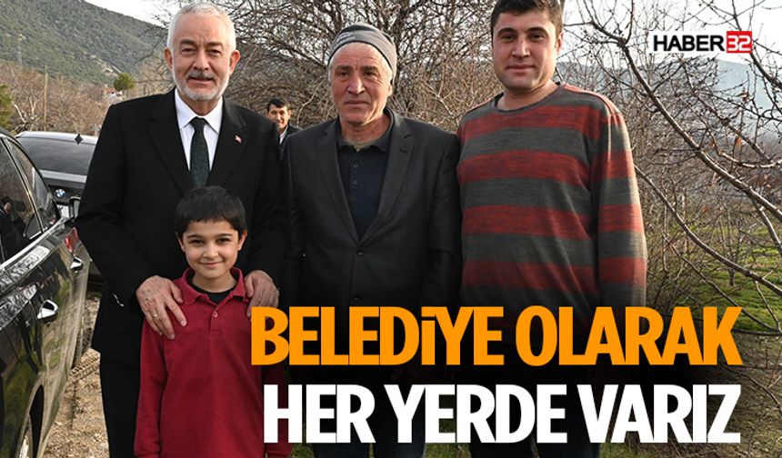 Başkan Başdeğirmen: “Belediye olarak her yerde varız"