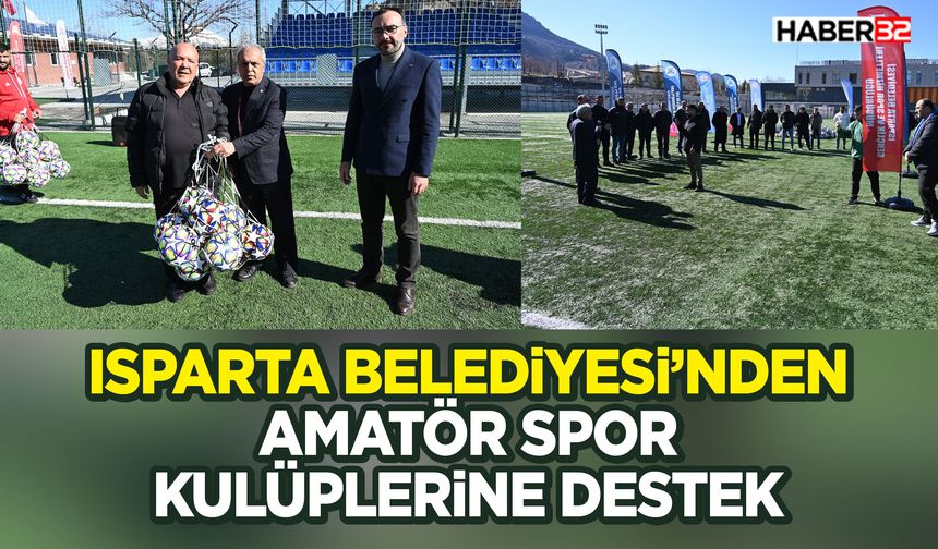 Isparta Belediyesi’nden Amatör Spor Kulüplerine destek