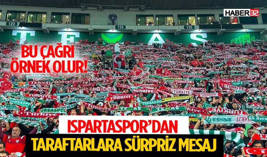 Ispartaspor’dan Taraftarlara Çağrı: “Tribün Rekabeti Ayrı, Misafirperverlik Ayrı”