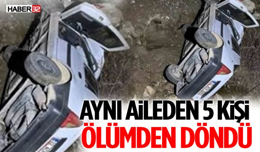 Aynı Aileden 5 Kişi Ölümden Döndü