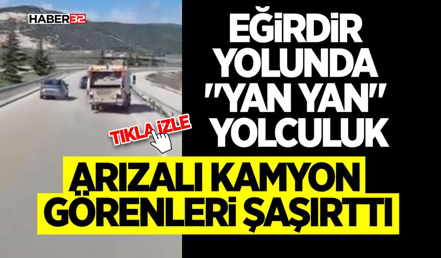Eğirdir Yolunda "Yan Yan" Yolculuk
