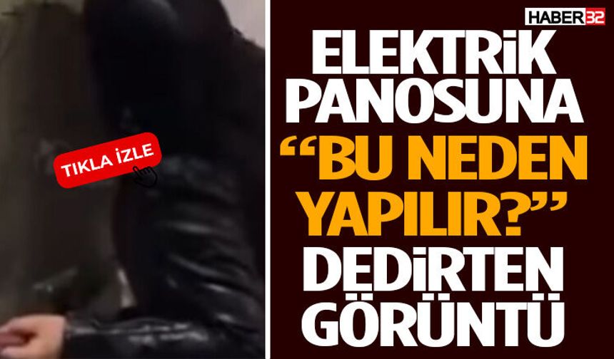 Elektrik Panosuna “Bu Neden Yapılır?” Dedirten Görüntü