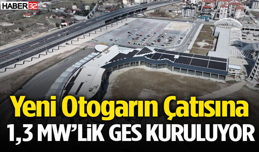 Yeni Otogarın Çatısına 1,3 MW’lik Ges Kuruluyor